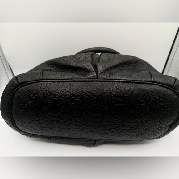 Gucci Black Guccissima Leather Medium Sukey 2-way Satchel Bag - Picture 3 of 13